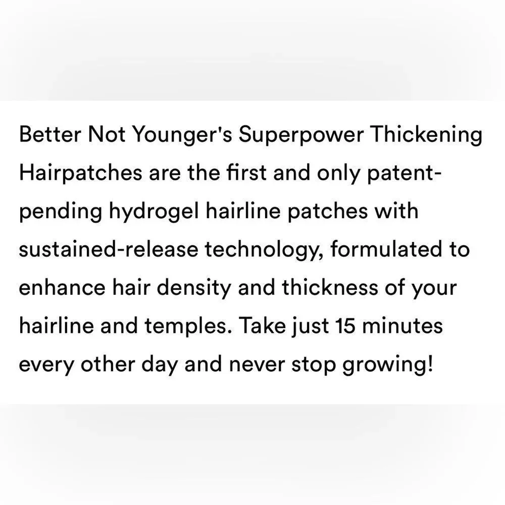 Superpower Thickening Hairpatches - Gold